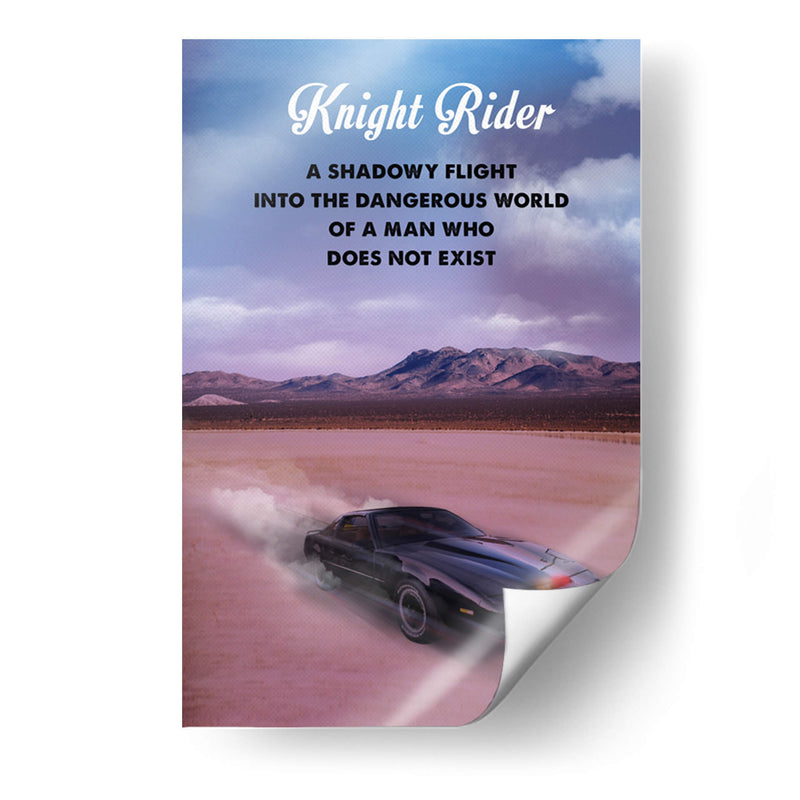 Knight Rider - El auto increíble - 2ToastDesign | Cuadro decorativo de Canvas Lab