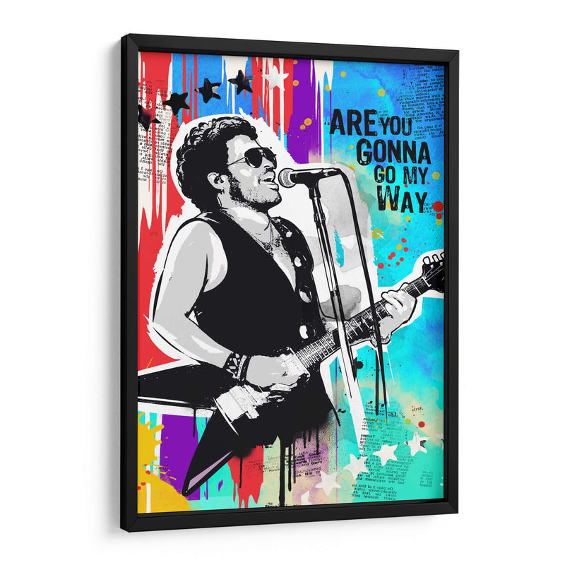 Lenny Kravitz pop art - 2ToastDesign | Cuadro decorativo de Canvas Lab