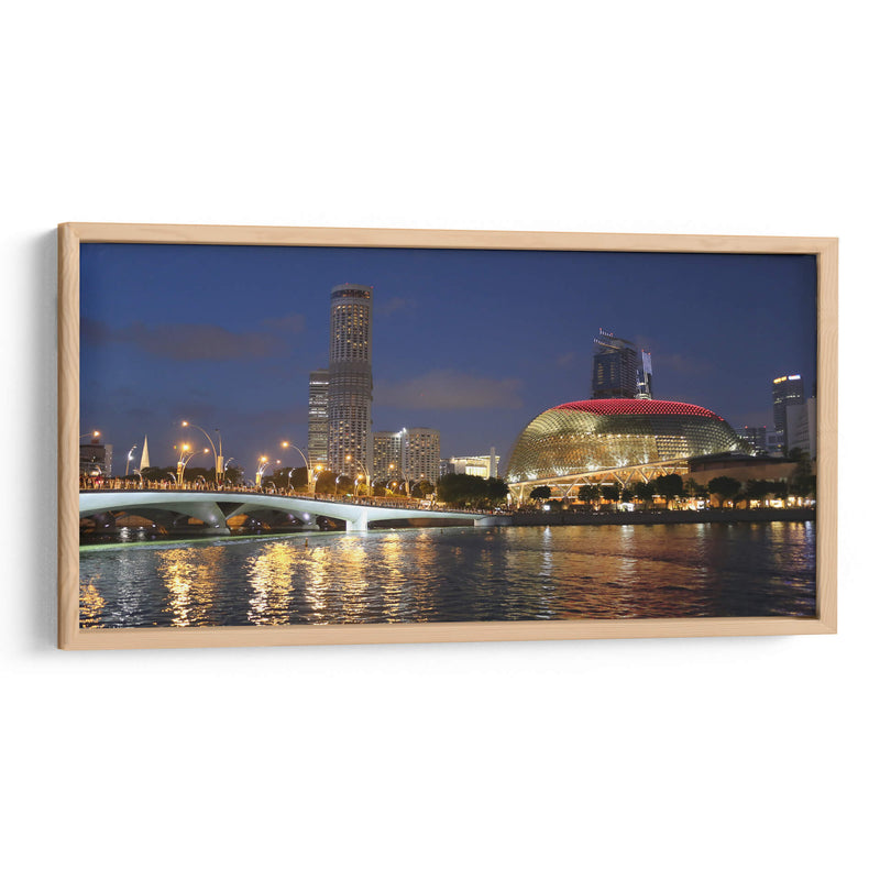 Singapur The Esplanade - ArmanDigitalArt | Cuadro decorativo de Canvas Lab