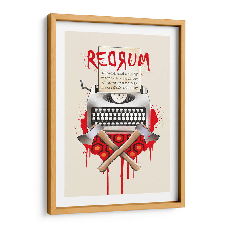 Redrum The Shining - 2ToastDesign | Cuadro decorativo de Canvas Lab