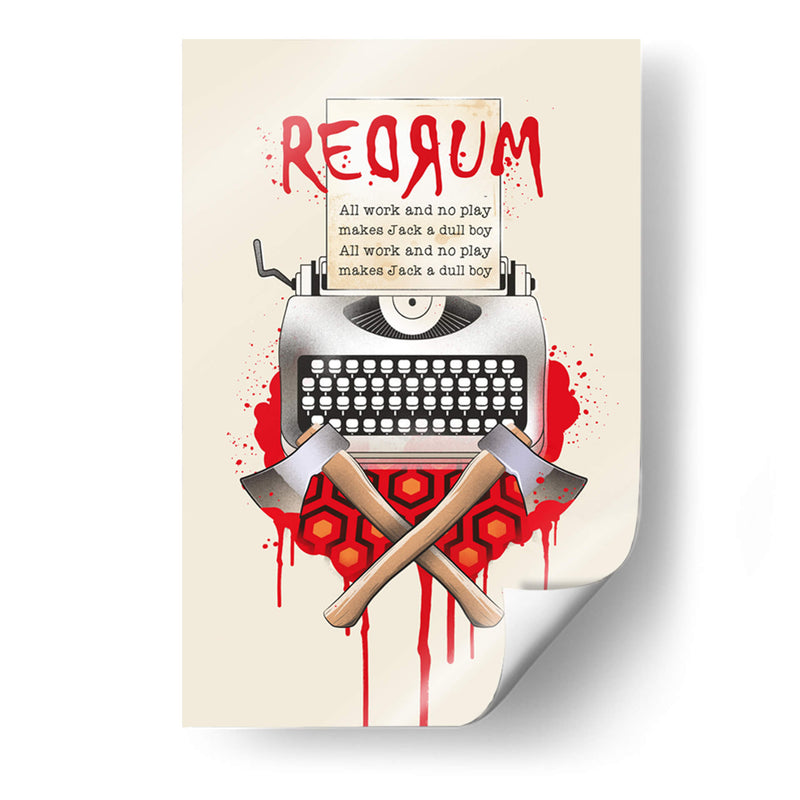 Redrum The Shining - 2ToastDesign | Cuadro decorativo de Canvas Lab
