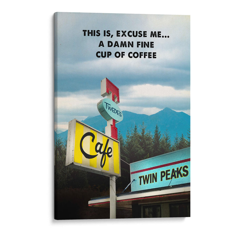 Twedes Cafe Twin Peaks - 2ToastDesign | Cuadro decorativo de Canvas Lab