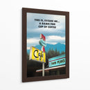 Twedes Cafe Twin Peaks - 2ToastDesign | Cuadro decorativo de Canvas Lab