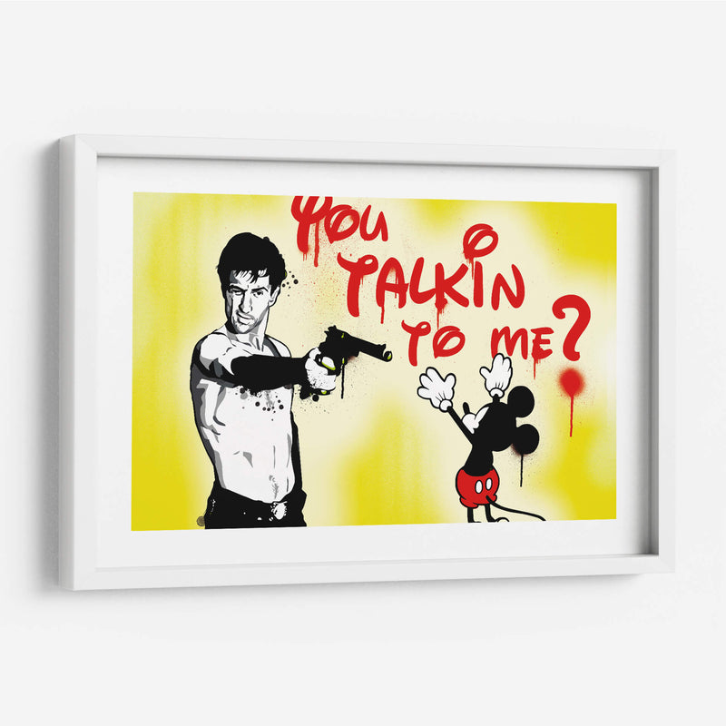 You talkin to me? - 2ToastDesign | Cuadro decorativo de Canvas Lab