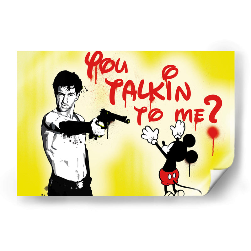 You talkin to me? - 2ToastDesign | Cuadro decorativo de Canvas Lab