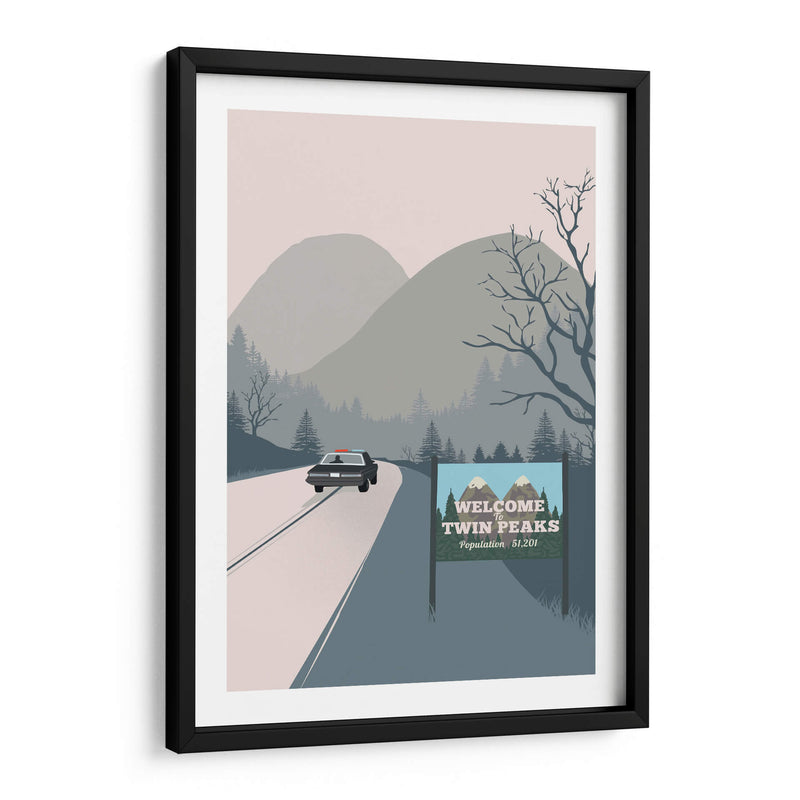 Welcome to Twin Peaks - 2ToastDesign | Cuadro decorativo de Canvas Lab
