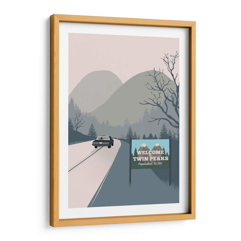 Welcome to Twin Peaks - 2ToastDesign | Cuadro decorativo de Canvas Lab