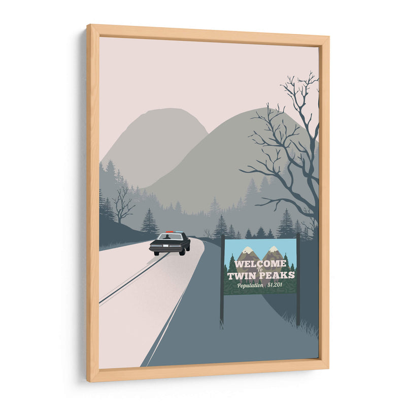 Welcome to Twin Peaks - 2ToastDesign | Cuadro decorativo de Canvas Lab