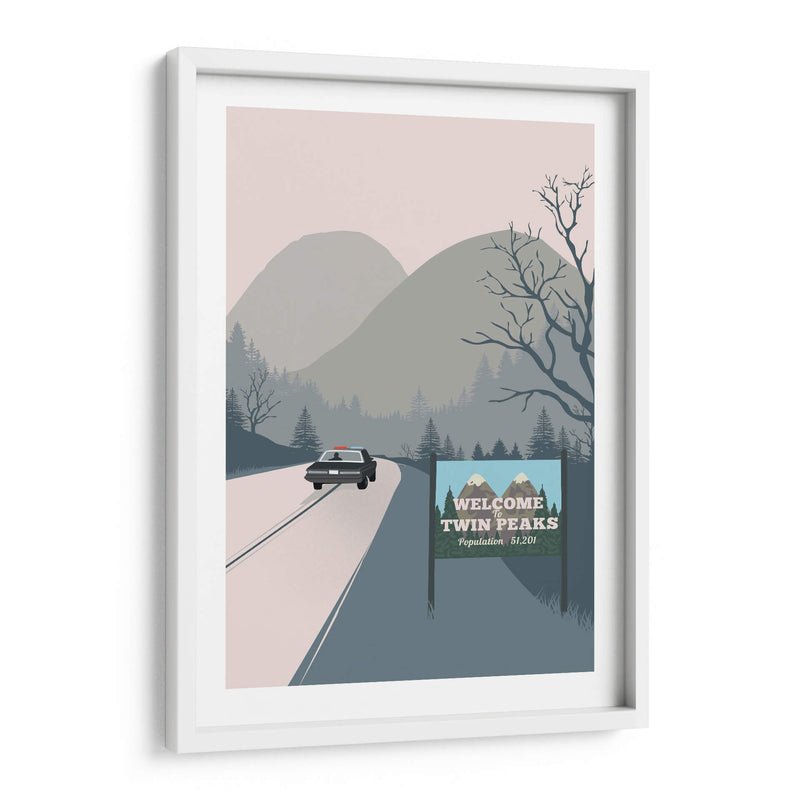 Welcome to Twin Peaks - 2ToastDesign | Cuadro decorativo de Canvas Lab