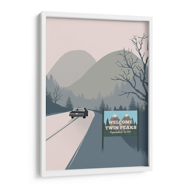 Welcome to Twin Peaks - 2ToastDesign | Cuadro decorativo de Canvas Lab