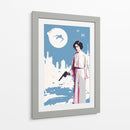 Retro Leia - 2ToastDesign | Cuadro decorativo de Canvas Lab