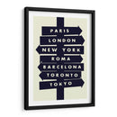 Localizaciones del mundo - 2ToastDesign | Cuadro decorativo de Canvas Lab