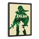 Minimal Zelda - 2ToastDesign | Cuadro decorativo de Canvas Lab