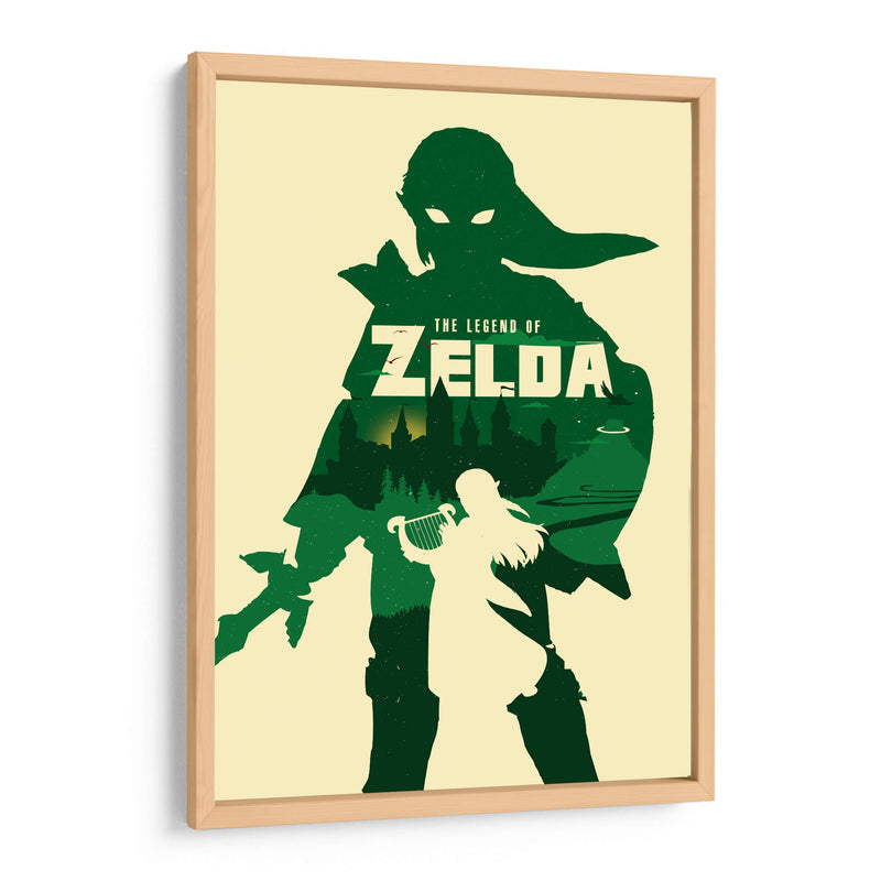 Minimal Zelda - 2ToastDesign | Cuadro decorativo de Canvas Lab