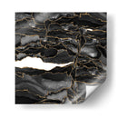 Ágata negra y dorada - Alemi | Cuadro decorativo de Canvas Lab