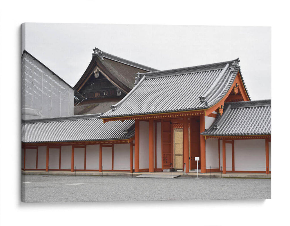 Entrada Roja, Palacio Imperial, Kioto, Japón - Luis Velasco | Cuadro decorativo de Canvas Lab