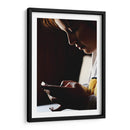 Chica y celular - Gabriel_SV | Cuadro decorativo de Canvas Lab