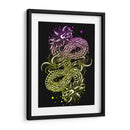 quetzalcoatl neon rosa y verde - Catpoe | Cuadro decorativo de Canvas Lab