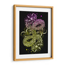 quetzalcoatl neon rosa y verde - Catpoe | Cuadro decorativo de Canvas Lab