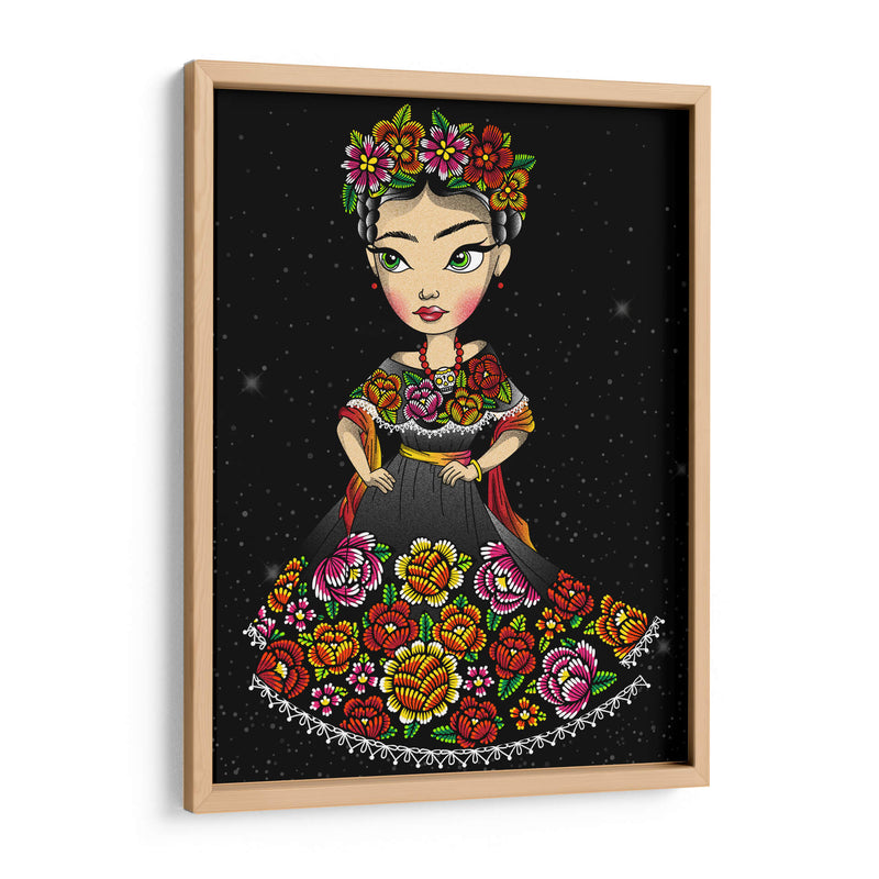 mujer mexicana vestido tipico - Catpoe | Cuadro decorativo de Canvas Lab