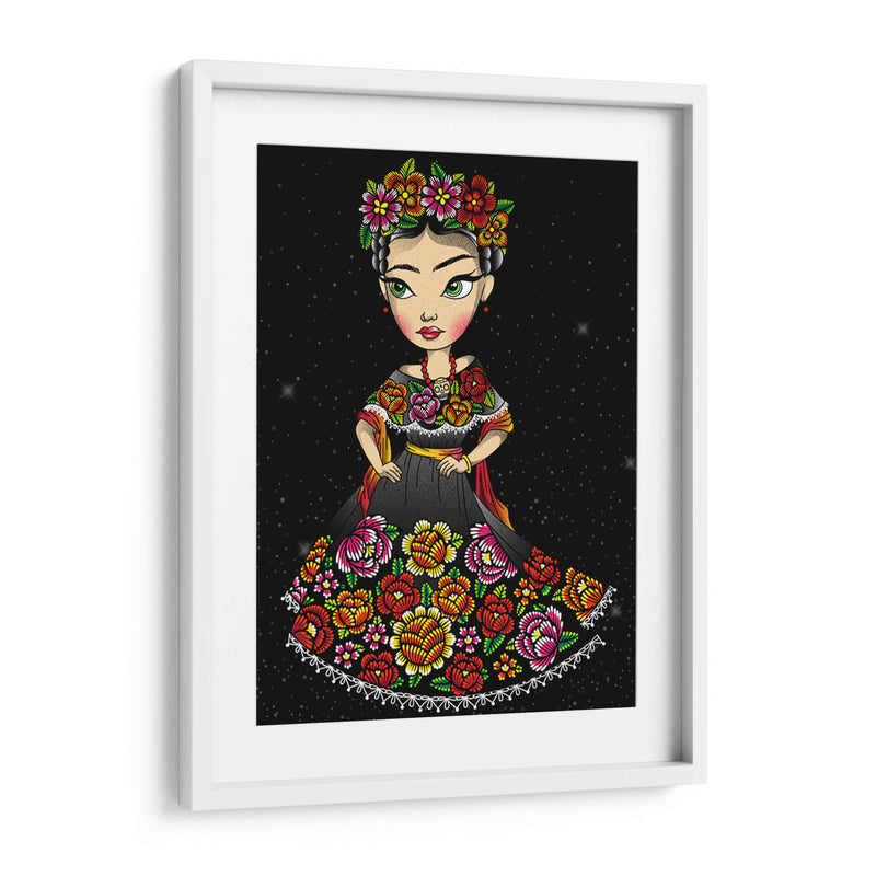 mujer mexicana vestido tipico - Catpoe | Cuadro decorativo de Canvas Lab