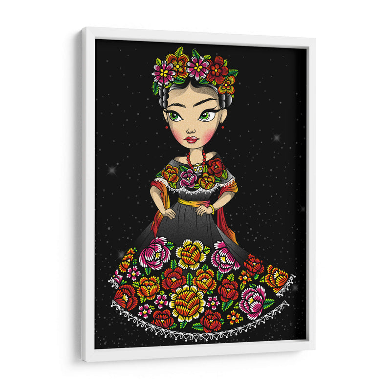 mujer mexicana vestido tipico - Catpoe | Cuadro decorativo de Canvas Lab