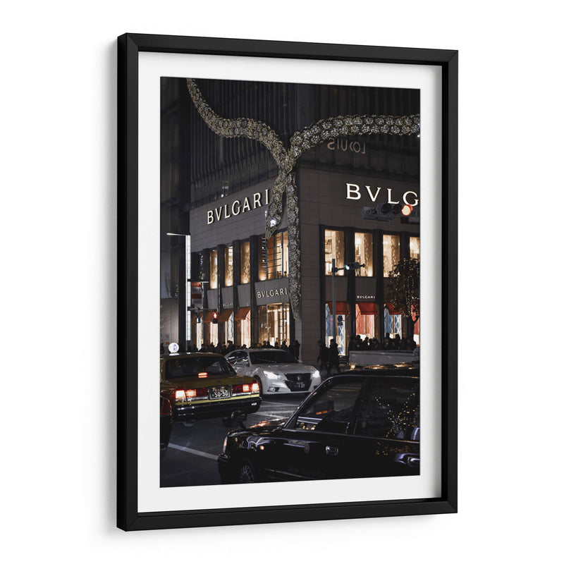 Noche Tokio, Ginza, Japón - Luis Velasco | Cuadro decorativo de Canvas Lab