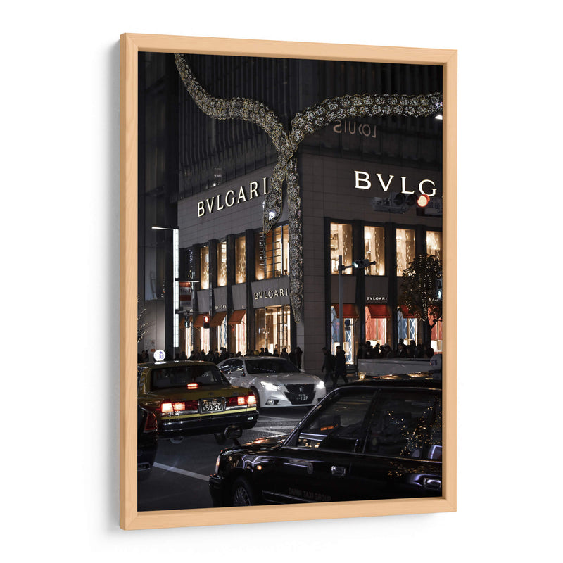 Noche Tokio, Ginza, Japón - Luis Velasco | Cuadro decorativo de Canvas Lab