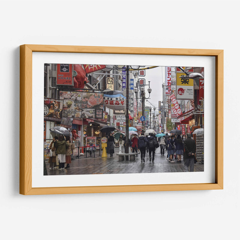 Osaka Saturado, Japón - Luis Velasco | Cuadro decorativo de Canvas Lab