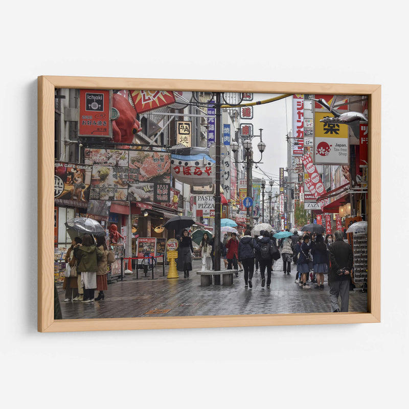 Osaka Saturado, Japón - Luis Velasco | Cuadro decorativo de Canvas Lab