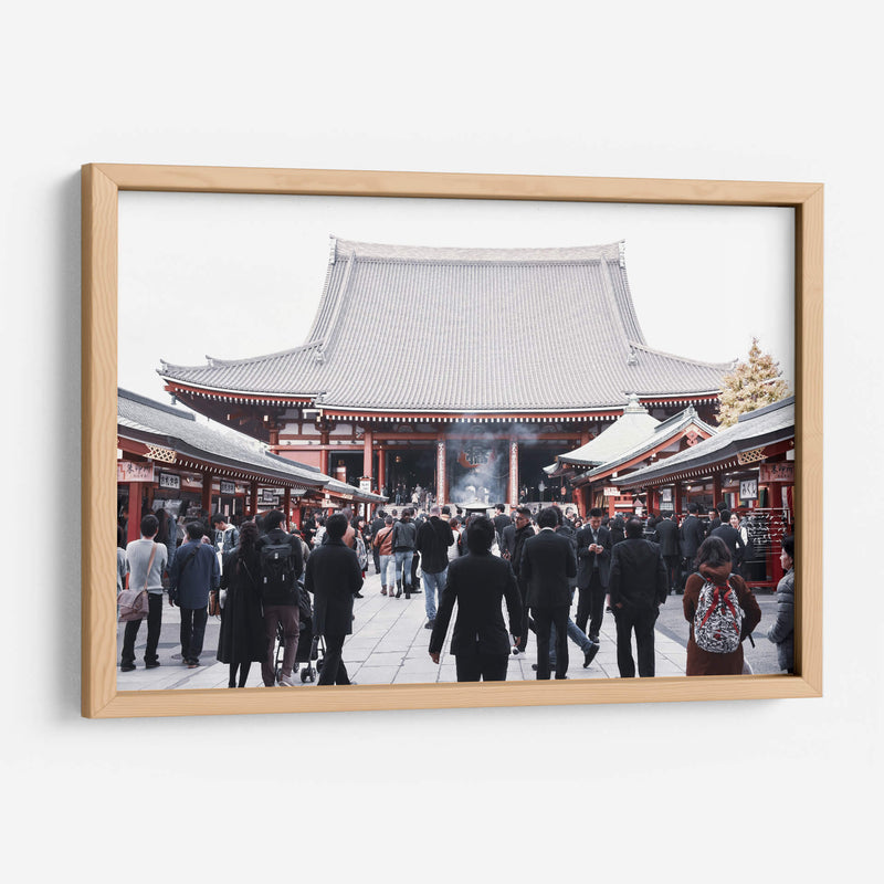 Primer Templo de Tokio, Japón - Luis Velasco | Cuadro decorativo de Canvas Lab