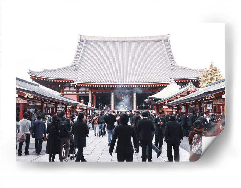 Primer Templo de Tokio, Japón - Luis Velasco | Cuadro decorativo de Canvas Lab