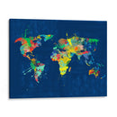 Mapamundi colorido - Lofty&Me | Cuadro decorativo de Canvas Lab