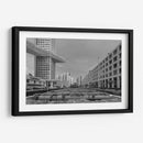 Geometria y Ciudad, Blanco y Negro - Bernardo Miranda | Cuadro decorativo de Canvas Lab