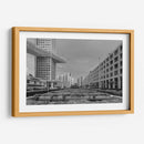 Geometria y Ciudad, Blanco y Negro - Bernardo Miranda | Cuadro decorativo de Canvas Lab