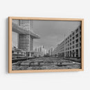 Geometria y Ciudad, Blanco y Negro - Bernardo Miranda | Cuadro decorativo de Canvas Lab