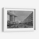 Geometria y Ciudad, Blanco y Negro - Bernardo Miranda | Cuadro decorativo de Canvas Lab