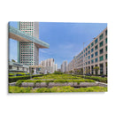 Geometria y Ciudad - Bernardo Miranda | Cuadro decorativo de Canvas Lab