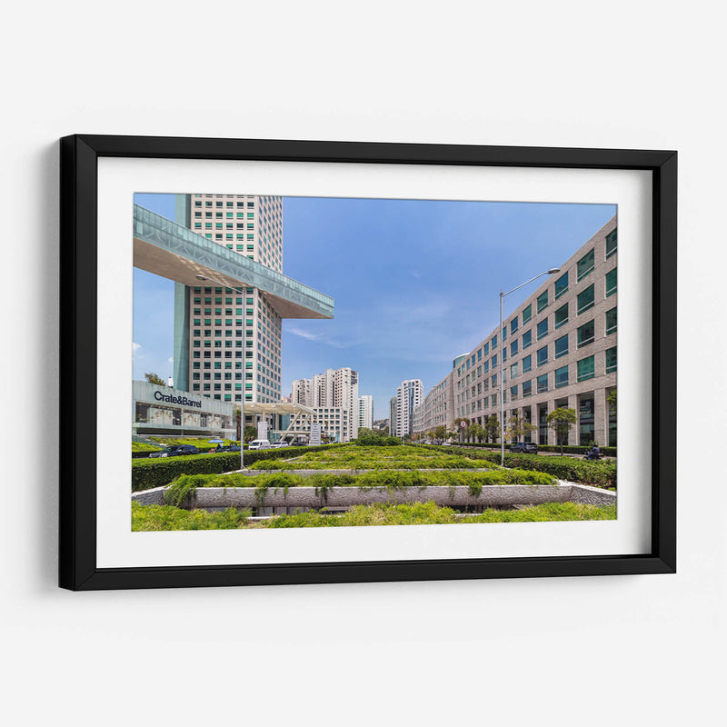 Geometria y Ciudad - Bernardo Miranda | Cuadro decorativo de Canvas Lab