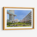 Geometria y Ciudad - Bernardo Miranda | Cuadro decorativo de Canvas Lab