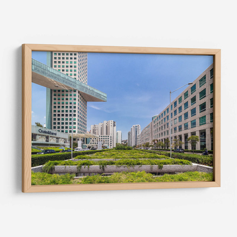 Geometria y Ciudad - Bernardo Miranda | Cuadro decorativo de Canvas Lab