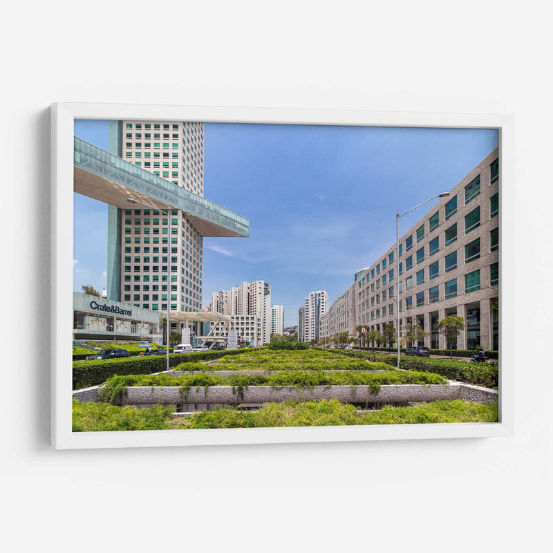 Geometria y Ciudad - Bernardo Miranda | Cuadro decorativo de Canvas Lab