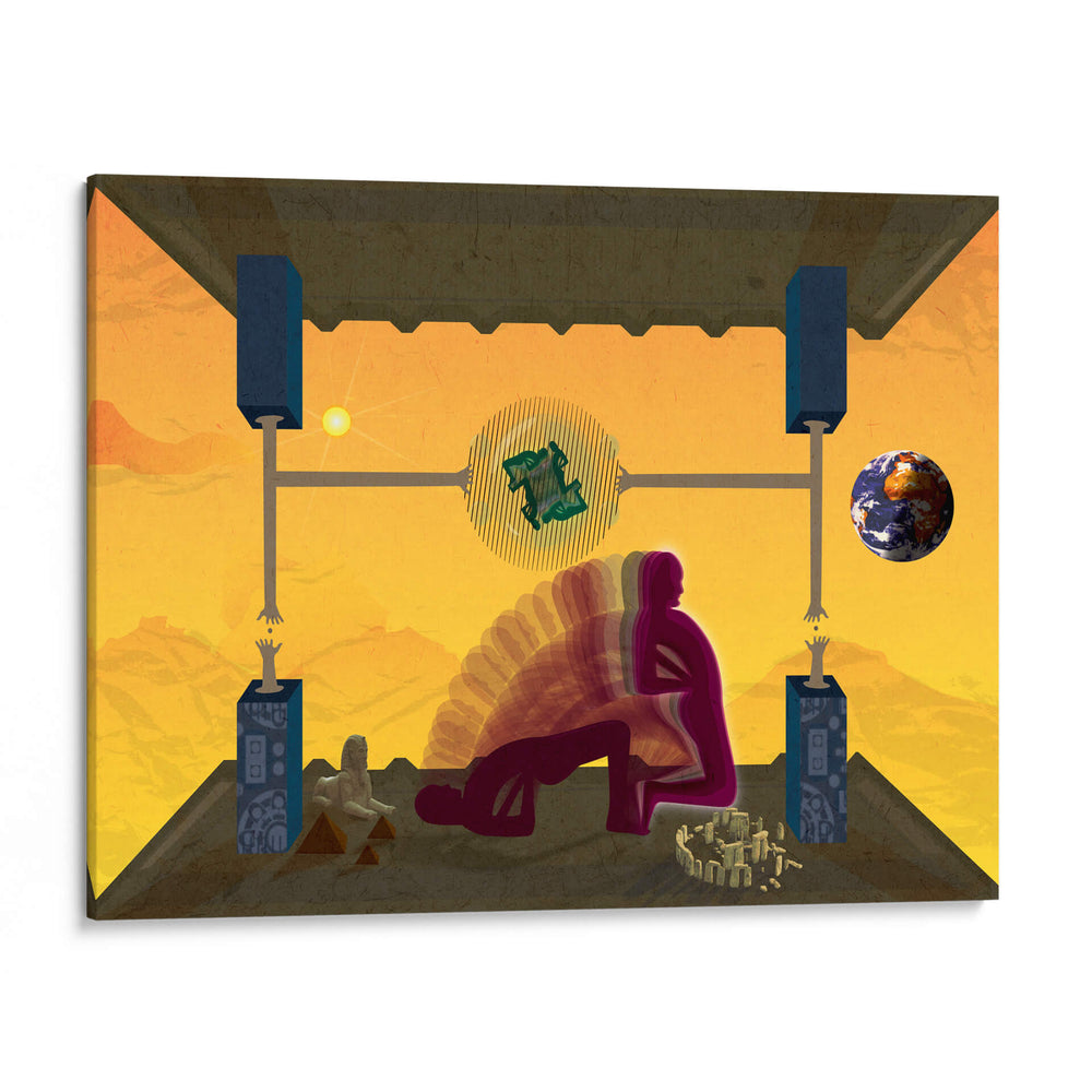 hábitat espacial - Homo Cosmicam | Cuadro decorativo de Canvas Lab