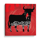 Adios a la fiesta taurina - Homo Cosmicam | Cuadro decorativo de Canvas Lab