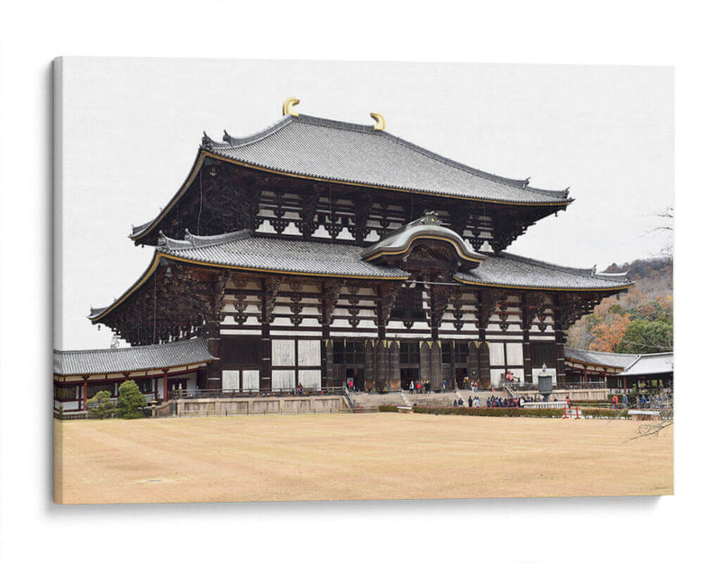Templo Budista de Tōdai-ji, Nara, Japón - Luis Velasco | Cuadro decorativo de Canvas Lab