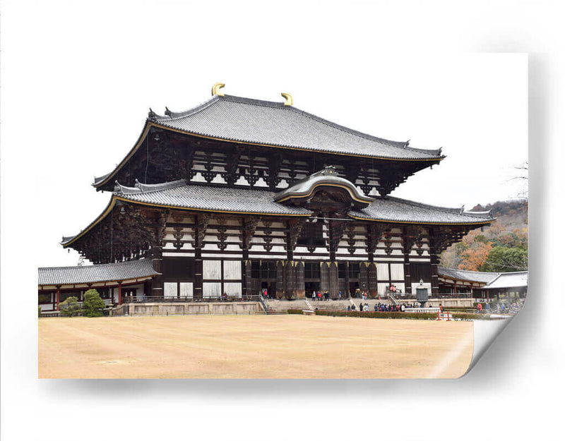 Templo Budista de Tōdai-ji, Nara, Japón - Luis Velasco | Cuadro decorativo de Canvas Lab