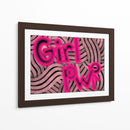 Girl power - pink - Torco | Cuadro decorativo de Canvas Lab