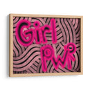 Girl power - pink - Torco | Cuadro decorativo de Canvas Lab