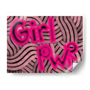 Girl power - pink - Torco | Cuadro decorativo de Canvas Lab