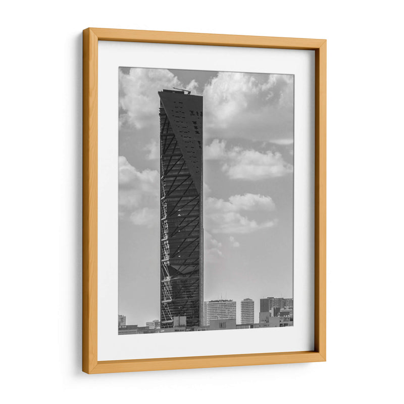 Torre Reforma I, Blanco y Negro - Bernardo Miranda | Cuadro decorativo de Canvas Lab